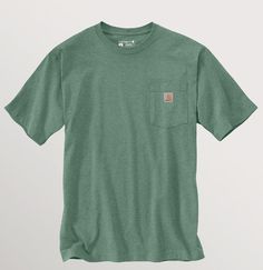 Carhartt T Shirt, Work Tshirt, Carhartt Shirts, Men Carhartt, Mens Workwear, Carhartt Mens, Pocket Tshirt, Work Shirts