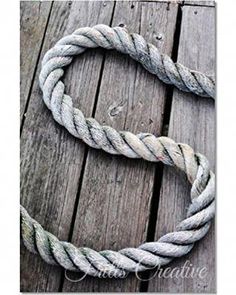 a rope on top of a wooden deck