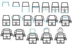 the instructions for how to make lego minifigurs