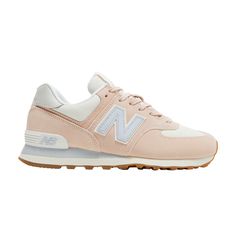 Find NEW BALANCE Wmns 574 'tencel Rose Water Sea Salt on Editorialist. Wmns 574 'Tencel - Rose Water Sea Salt' New Balance Sneakers With Branded Insole, Pale White Skin, Water Sea, New Balance 574, New Balance Shoes, Rose Water, Sea Salt, New Balance, Top Sneakers