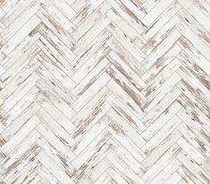 a white and brown chevroned tile wallpaper with wood grains on it