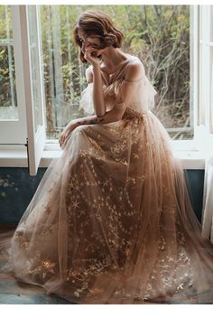 Gown Aesthetic, Flow Dress, Princess Evening Dress, Star Sequins, Character Clothes, Prom Dress Evening, Nice Nails, Wedding Clothes, Pretty Prom Dresses