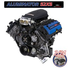 an image of a car engine with the words, allumirator 52x5s