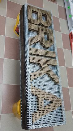 a book that is made out of legos