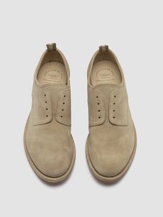 Womens Ivory Suede Derby Shoes: LEXIKON 501 Classic Beige Lace-up Shoes With Rubber Sole, Classic Beige Oxfords With Rubber Sole, Beige Oxfords With Leather Sole For Derby, Beige Leather Sole Oxfords For Derby, Beige Leather-sole Oxfords For Derby, Vintage Lace-up Derby Shoes With Rubber Sole, Ankle Boots Dress, Mule Sneakers, Oxford Boots