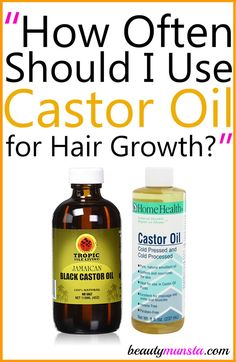 Castor oil is highly praised for promoting abundant hair growth! Before you get started on the castor oil treatments, you might be wondering, ‘How often should I use castor oil for hair growth?’ Find the answer here! Castor Oil for Hair Growth Castor oil has been used since ancient times for a whole host of … Oil For Hair Growth, Castor Oil For Hair, Jamaican Black Castor Oil, Black Castor Oil, Oil For Hair, Hair Growth Faster, Oil Hair, Oil Treatments