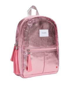 State Kane Kids Mini Metallic Backpack Neoprene Backpack, Preppy Lifestyle, Colorful Backpacks, American Children, Pink Backpack, Children In Need, Cute Bags, Kids Backpacks, Mini Backpack