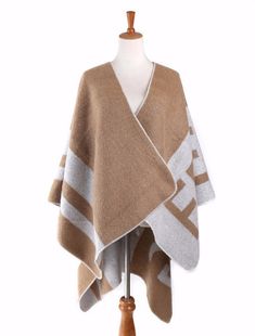 Pattern Type: GeometricStyle: FashionMaterial: CashmereSeason: Autumn, Winter ﻿SKU: 2055458 Beach Cape Shawl For Fall, Oversized Cape Shawl For Spring, Oversized Spring Cape Shawl, Beige Shawl Wraps For Winter, Fall Beach Cape Shawl, Fall Beach Cape, Beige Winter Shawl Cape, Beige Cape Shawl For Fall, Beige Shawl Cape For Winter