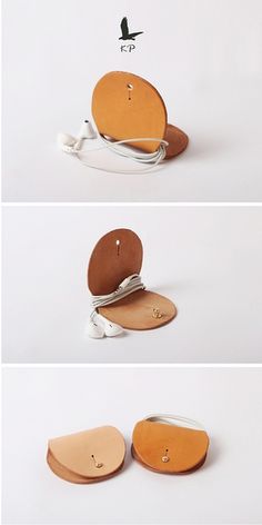 three different images of shoes with buttons on them and one showing the bottom part of the shoe