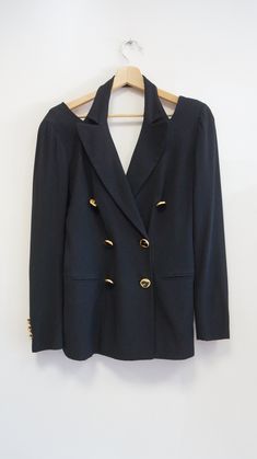 Moschino jacket, Cheap Chic Cruise jacket, hearts buttons, open back, rare vintage navy blue Moschino blazer jacket csize small, medium I offer vintage MOSCHINO CHEAP CHIC jacket CRUISE ME BABY Made in Italy composition -acetat size on tag -I42 F38 D38 GB10 USA6 used in very good condition full length 62 cm/24.41 inch width armpit to armpit 44 cm/17.32 inch length sleeves 59 cm/23.23 inch If you have any question write to me I GUARANTEE AUTHENTICITY Add my store to favorites. You will be informe Moschino Blazer, Moschino Jacket, Vintage Moschino, Chic Jacket, Cheap Jacket, Moschino Cheap And Chic, Heart Button, Baby Jacket, Moschino