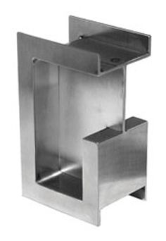 a stainless steel toilet paper dispenser with two compartments on the front and back