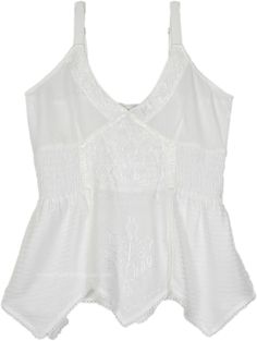 A fairy flavor lustrous white soft satin rayon halter top. The halter top has all set up to give the classic snug fit on the waist while highlighting the bust on the top and giving way to a short frock with an uneven hem from the waist down. #tlb #Embroidered #bohemianfashion #Haltertop #renaissancetop White Halter Neck Camisole With Built-in Bra, Feminine White Top With Built-in Bra, White Camisole Top With Delicate Straps, Feminine White Tank Top With Built-in Bra, White Feminine Camisole With Built-in Bra, White Fitted Feminine Halter Top, White Halter Neck Camisole For Beach, Chic White Halter Camisole Top, Chic White Halter Top