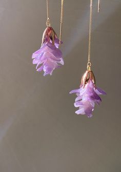 A beautiful and unique botanical inspired earrings features Wisteria flower.  Wear them to reflect your love for the nature and art! These pendants makes a great gift for birthdays, Valentine's Day, and Mother's day. Cheap Dangle Flower Earrings For Mother's Day, Purple Flower Earrings, Elegant Purple Pressed Flower Earrings, Lavender Flower Drop Earrings Gift, Nature-inspired Purple Flower Jewelry, Purple Flower Nature-inspired Jewelry, Purple Nature-inspired Flower Jewelry, Lavender Flower-shaped Jewelry With Birth Flower, Lavender Dangle Flower Earrings As Gift