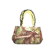 The Cheetah Bag is a revamped vintage bag with crochet and bead detail straps. One of one available Bohemian Bag With Detachable Strap, Rectangular Leopard Print Shoulder Bag With Detachable Handle, Leopard Print Rectangular Shoulder Bag With Detachable Handle, Handheld Shoulder Bag With Leather Handles, Leopard Print Rectangular Bag With Detachable Handle, Leopard Print Satchel Shoulder Bag With Leather Handles, Leopard Print Bags With Detachable Handle For Travel, Leopard Print Bags For Daily Use, Leopard Print Bag For Daily Use