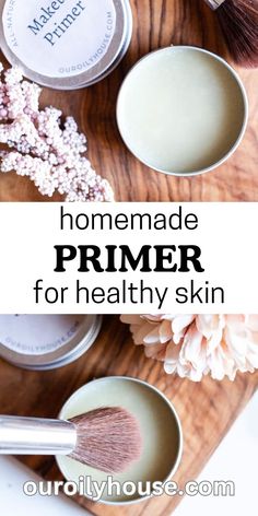 Making your own DIY primer is super easy and healthy for your skin too! Use this wonder makeup tool to smooth your skin and help makeup stay on that much longer. Containing aloe vera gel, mango butter, and vitamin E oil, this recipe is a true delight.
 ... less Make Your Own Cosmetics, Homemade Makeup Products, Face Powder Diy, Homemade Skin Care Recipes Diy, Diy Makeup Primer, Diy Organic Makeup, Homemade Primer, Homemade House Cleaners