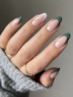 Dark Green Nails, Nagel Tips, Short Acrylic, Short Acrylic Nails Designs, Senior Photo, Fancy Nails