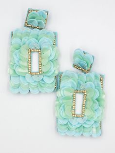 These delicate sequin ruffle earrings are available in four pastel colorways. They are the perfect accessory to add a touch of femininity to any outfit. Summer fashion vibes are in full swing, and these trendy earrings will definitely elevate your style. These earrings are so versatile and can be worn with anything from a sundress to a t-shirt and jeans. Dress them up or down, either way, they'll make you stand out. For our brides - these earrings in white are the perfect jewelry statement piece Ruffle Earrings, Fashion Vibes, Bridal Event, Jewelry Statement, Trendy Earrings, T Shirt And Jeans, Outfit Summer, Earring Backs, Jeans Dress