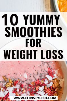 10 smoothies om af te vallen #weightlosssmoothies1 Diet Challenge, Good Smoothies, Easy Smoothies, Yummy Smoothies, Reduce Weight, Flat Belly, Smoothie Diet