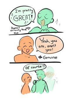 an alien comic strip with the caption that says, i'm pretty great