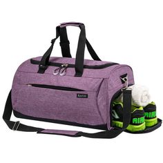 Dimension21.65*10.82*10(L*W*H),0.85KG,38L large capacity sports bag meet your demands.(55*27.5*25.5cm) Many functional compartments,well organized and perfectly sized. 8 kinds of functional pockets organized your items: Luggage belt&key ring design:Comfortable handle,adjustable and detachable shoulder strap,feature with luggage belt let you pull suitcase with one hand when you use it as a travel duffel bag or weekender bag. Any occasions: Our gym duffel bag is a perfect reliable holdall bag for Adidas Duffle Bag, Travel Duffel Bag, Holdall Bag, Sports Bags Gym, Travel Tote Bag, Leather Duffle, Yoga Bag, Travel Duffle, Duffle Bag Travel