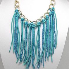 Such A Fun Necklace And With Everything These Days Being Fringe, Its Right On Trend. Measures 18 Inches. All Done In Faux Turquoise Suede With Tiny Sead Beads Too.I Will Include A Gift Box For You. Bohemian Blue Beaded Necklace, Blue Beaded Necklaces With Chain, Blue Beaded Chain Bib Necklace With Round Beads, Blue Bib Necklace With Beaded Chain And Round Beads, Blue Beaded Chain Bib Necklaces, Blue Round Bead Necklaces As Fashion Accessory, Blue Round Beaded Chain Bib Necklace, Blue Round Bead Necklaces, Blue Necklaces With Round Beads As Fashion Accessory