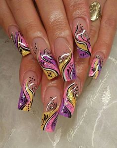 C Wild Nail Designs, Nail Airbrush, Idea Nail, Glamour Nails, Pretty Nail Art Designs, Color Club