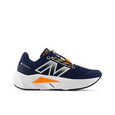 Made for speed  this kids' running shoe has a lightweight feel and an easy-to-use closure  so they can gear up in a flash. Kids Running, Running Shoe, New Balance, Running Shoes, Flash, Running