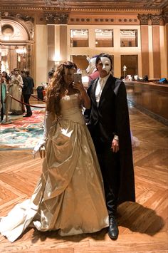 Couple wearing gown and suit outfits for the Labyrinth Masquerade Masquerade Ball Dresses And Masks, Mascarade Ball Outfit, Masked Ball Outfit, Mascarade Party Outfit, Masquerade Ball Outfit, Labyrinth Masquerade, Masquerade Outfit Ideas