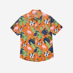 Barbecues, beach days, ballgames - No matter where you are, you're guaranteed to be the best-looking fan when you're rocking this Houston Astros Floral Button Up Shirt. Features Floral, team-colored design so you can show off your fashion and your fandom Button-up structure so you're ready to party down Left chest pocket to hold your phone, wallet, or a small, tasty snack Short sleeves to keep you feeling and looking cool Details Material: Cotton All-over printed design Officially licensed Impor Floral Button Up, Houston Astros, Mesh Fabric, Hawaiian Shirt, Formal Event, Workout Shirts, Cotton Shirt, Houston, Button Up Shirts