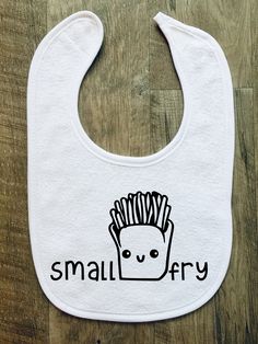 PunnyPersonalization offers unique baby bibs for babies who deserve something as special as they are! These bibs make the perfect useful, as well as creative, gift. All bibs are fully customizable, so if you would like something created that you do not see available, just contact us! About the bib:  Fits most babies 0 - 12 months.  Soft, absorbent terry material, composed of 65% cotton and 35% polyester.  Simple, soft hook and loop closure, easy on baby's skin.  Each bib measures approximately 6 inches (width) by 7.5 inches (length) Instructions for care: Easy to maintain! Safe to machine wash. For best results, fasten the bib before washing. Tumble dry on low heat. PunnyPersonalization is a business run by us, teammates Michael and Katrina, out of Northeastern Pennsylvania. We create all Customizable White Bib For Babies, Playful White Machine Washable Bib, Playful White Cotton Bib, Cute Machine Washable Bibs For Playtime, Cute Machine Washable Bib As Gift, Playful Machine Washable Bib As Gift, Cute White Bib For Playtime, Customizable White Cotton Bib, White Machine Washable Bib For Gift