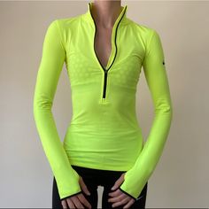 Nwot. Never Worn. Brand New. Volt Green. Style Tag Cut Out When Tried On But Main Tag Is Still On. Never Worn. Very Comfortable. Super Warm. Fleece Lined Shell. Nike Functional Winter Tops, Nike Stretch Winter Tops, Nike Fitted Winter Tops, Winter Nike Stretch Tops, Fitted Nike Tops For Winter, Yellow Sportswear Top For Workout, Yellow Fitted Sportswear Top, Fitted Yellow Sportswear Top, Yellow Sports Top For Fall