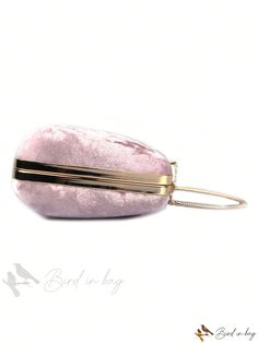 Bird in Bag - Rhinestone Decorative Box Bag Chic Portable Clutch Gift, Chic Portable Clutch For Gift, Chic Portable Evening Bag For Gift, Chic Portable Evening Bag As Gift, Chic Clutch As Gift, Chic Compact Evening Bag For Gift, Chic Evening Bag For Gift, Compact Pink Bag For Formal Occasions, Handheld Evening Bag For Gift