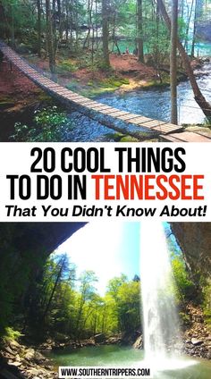 20 Cool Things to do in Tennessee (That You Didn't Know About!) Tennessee Bucket List, Places To Visit In Tennessee, Things To Do In Tennessee, Tennessee Family Vacation, Gatlinburg Tennessee Vacation, Tennessee Road Trip, Smokey Mountains Vacation, Nashville Vacation, Gatlinburg Vacation