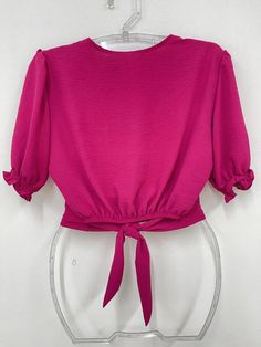 Trendy Pink Tops For Night Out, Chic Solid Pink Top, Chic Pink Solid Color Top, Cute Tops For Night Out In Spring, Shein Brasil, Womens Tops