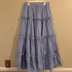 Brand New Without Tags! From Vici Stretchy Waistband Size Medium Beautiful Ruffle Eyelet Lace Detail Long Ruffle Skirt, Hijabi Outfit, Tiered Ruffle Skirt, Eyelet Lace, Ruffle Skirt, Tiered Skirt, Lace Detail, Womens Skirt, Size Medium