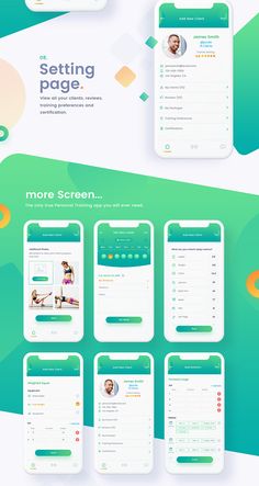 the landing page for an app that is designed to look like a mobile phone screen