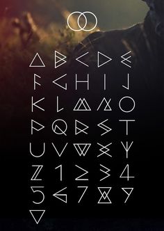 an iphone screen with the words and symbols on it