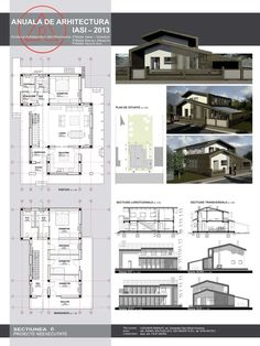 an architectural plan for a house