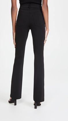 Alexander Wang Mid Rise Flared Leg Trousers | SHOPBOP Parsons School Of Design, China Fashion, Alexander Wang, Accessories Design, Your Style, Mid Rise, Designer Clothing, Full Length, Alexander