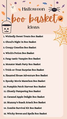 halloween boo - basket ideas for kids