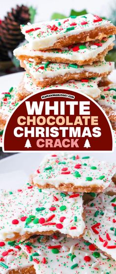 Cracker Candy Recipe, White Chocolate Christmas, Christmas Toffee, Christmas Bark Recipes, Easy Christmas Treats, Candy Recipe