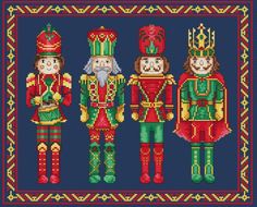 Gallery.ru / Фото #1 - Солдатики - Eksces Christmas Cross Stitch Patterns Free, Large Cross Stitch Patterns, Counted Cross Stitch Patterns Free, Cross Stitch Stocking, Christian Cross Stitch, Christmas Nutcrackers, Easy Cross Stitch Patterns, Holiday Cross Stitch, Beautiful Cross Stitch Pattern