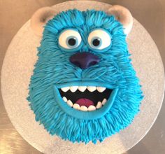 there is a cake that looks like a monster