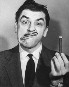 Ernie Kovacs - comedic genius and trailblazer; died at 42 in MVA Making Faces, Hollywood Icons, Old Tv Shows, Classic Comics, Comedy Tv, Funny Face, People Laughing, Interesting Faces