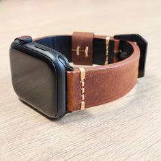 Feature -Crazy horse leather is one of the most durable genuine leather, the band made of it is toughness and will be long lasting . -Watch band comes with gift a wood box, suitable to give as a gift for any occasions,could be the great presents for Birthdays, Christmas, Valentine's Day, Mother's Day,Father's Day and other occasions. -This leather apple watch band comes with quick release bar, allow you to release the band from adapter and use it on normally watch in size 22mm , multiple usage. Leather Rectangular Apple Watch Band, Rectangular Leather Apple Watch Band, Brown Leather Strap Apple Watch Band, Modern Brown Rectangular Apple Watch Band, Brown Bracelet Strap Apple Watch Band For Everyday Use, Leather Apple Watch Band For Everyday Use, Modern Brown Apple Watch Band For Everyday Use, Brown Waxed Apple Watch Band For Everyday, Rectangular Leather Watch Band