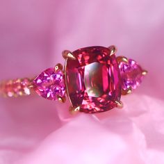 Barbie Ring, Spinel Jewelry, Ring Purple, Pink Spinel, Spinel Ring, Special Ring, All Gems, Heart Shaped Rings, Tourmaline Ring