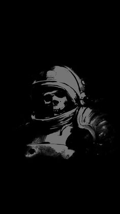 a black and white photo of an astronaut