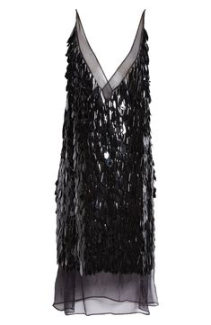 Proenza Schouler Resin Paillette Organza Slipdress | Nordstrom Glamorous Summer Evening Flapper Dress, Glamorous Sequined Spring Flapper Dress, Glamorous Sequined Flapper Dress For Spring, Glamorous V-neck Flapper Dress For Evening, Sheer V-neck Slip Dress For Evening, Glamorous Sequined Flapper Dress For Formal Occasions, Elegant Sequin Slip Dress For Cocktail, Glamorous Summer Gala Slip Dress, Glamorous Summer Slip Dress For Gala