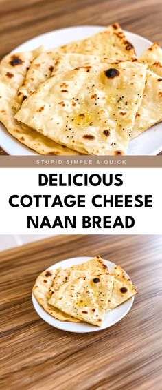 Image for Delicious Cottage Cheese Naan Bread Cottage Cheese Naan Bread, Cheese Naan Bread Recipe, Cottage Cheese Bread Gluten Free, Sweet Cottage Cheese Bread, Cottage Cheese Quick Bread, Cottage Cheese Recipes For People Who Hate Cottage Cheese, Bread Flavors, Cottage Cheese Bread