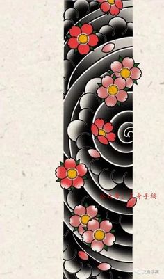 Flower Tattoo Traditional, Japanese Tattoo Flash, Tato Geisha, Japanese Cloud Tattoo, Japanese Tatto, Japanese Wave Tattoos, Traditional Japanese Tattoo Flash, Clouds Tattoo